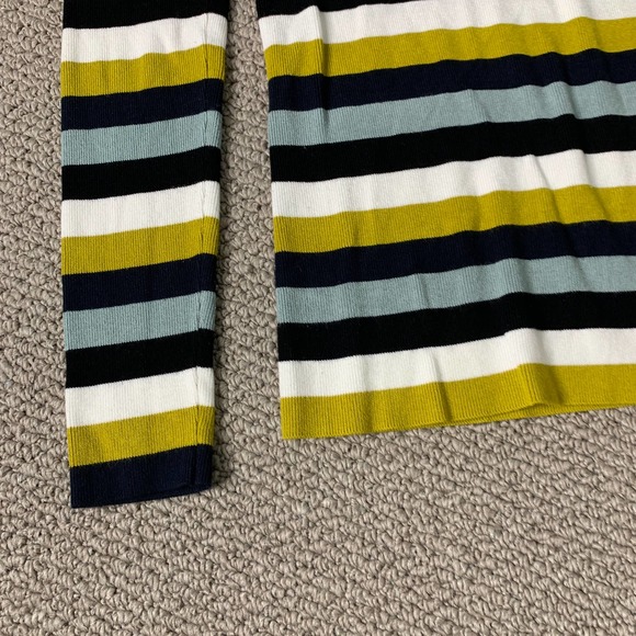 Hallhuber Womens Sweater Size Small Multicolor Striped Long Sleeves Pullover - Picture 4 of 10